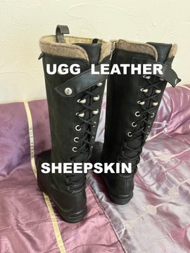 UGG skórzane kozaki damskie