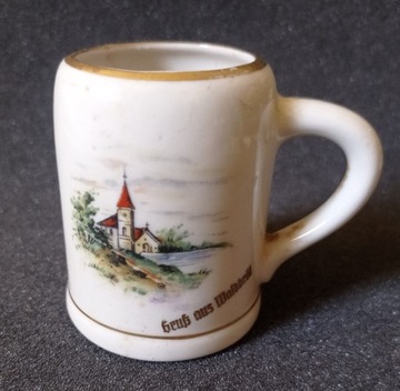 kufel Gruss aus Waldbröl Porzellan souvenir