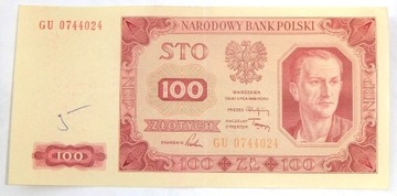 100 złotych 1948 Seria GU STAN1- 