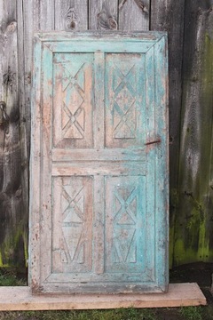 Stare drzwi do domu ciężkie solidne 100 letnie  