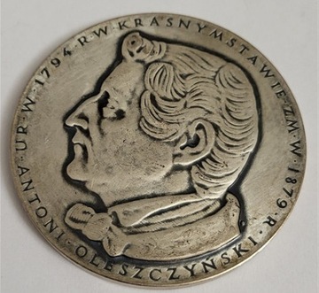 MEDAL - ANTONI OLESZCZYŃSKI - MUZEUM 1978 70MM