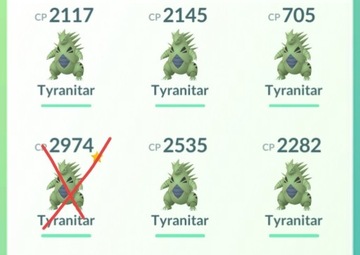Tyranitar Pokemon Go (trade)