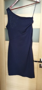 Sukienka fioletowo-granatowa Reserved r.L
