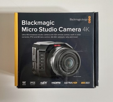 Blackmagic Micro Studio Camera 4K + cage 8SIn