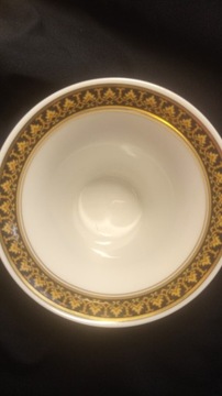 Rosenthal Versace porcelana Medusa red