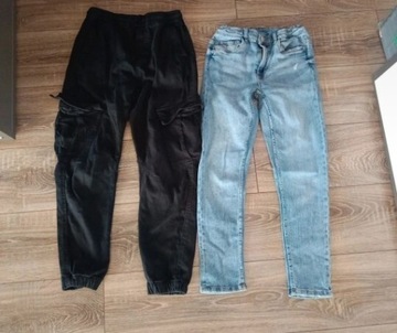 Zara spodnie jeansowe 152