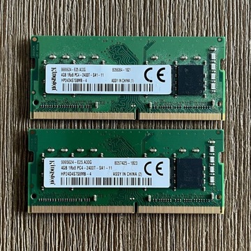 Kingston RAM DDR4 PC4-2400T 8GB (2x4) SODIMM
