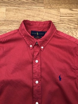 Koszula Ralph Lauren Polo S czerwona koszulka