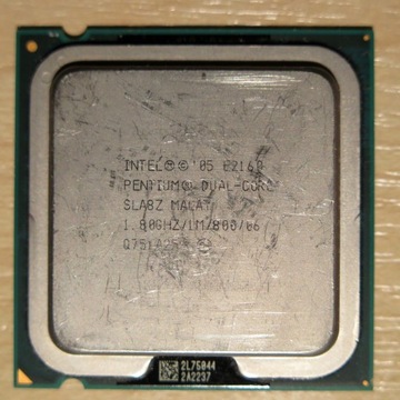 INTEL PENTIUM DUAL-CORE E2160 1.80GHz/1M/800 S775