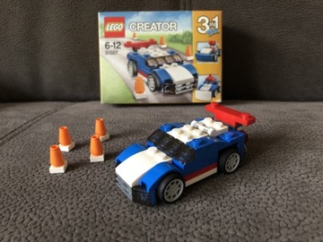 Klocki Lego 31027 Creator 3w1 Niebieska wyścigówka