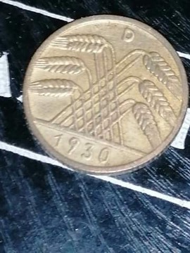 Moneta Reichspfening 10 1930 r