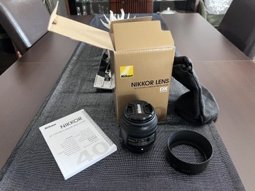 Nikon 40mm macro f/2.8g