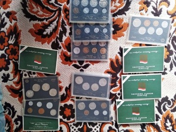 Kolekcja monety rocznikowe od 1979 do 1990