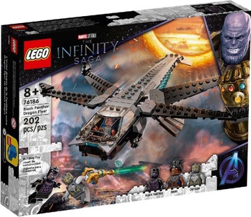 Nowe LEGO 76186 Marvel- Helikopter Czarnej Pantery