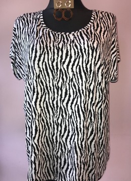 Bluzka zebra Soyaconcept r XL OUTLET 