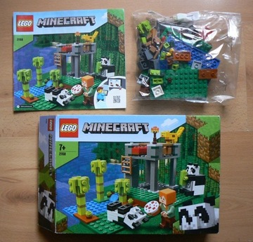 Lego Minecraft 21158. Żłobek dla pand. Bez figurek