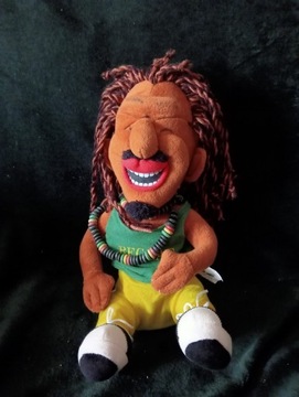 Rastaman reggae maskotka 