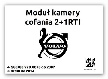 Volvo Moduł 3 kamery cofania  V70, XC70, S60, S80