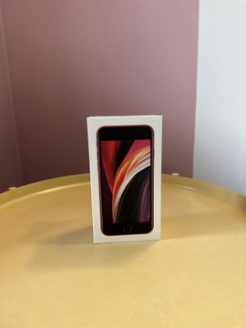 Oryginalne Pudełko iPhone SE 2021 czerwony 64GB  