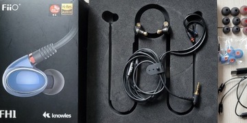 Słuchawki Fiio FH1 + 2 x kable (1 x USB-C)