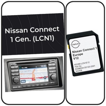 Polskie Menu i mapy Nissan Connect 1 LCN1 Online!