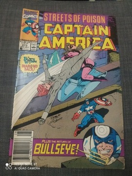 Komiks Captain America number 373 1990