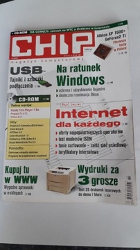 CHIP magazyn komputerowy nr 11/2001na ratunek WIND