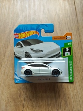 HOT WHEELS TESLA MODEL 3 PIERWSZE WYDANIE 2019 