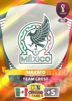 WORLD CUP QATAR 2022 MEXICO TEAM CREST 167