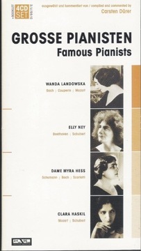 FAMOUS PIANISTS Landowska, Ney, Haskil, Hess 4CD