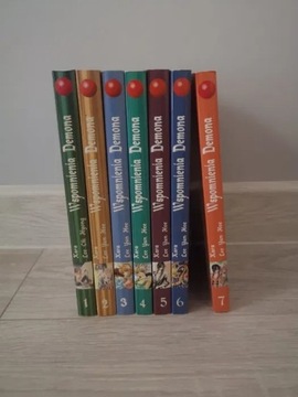 Manga mangi anime Wspomnienia Demona 1-7 komplet