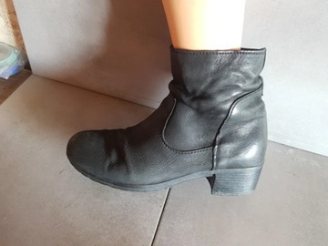 Buty sztyblety damskie skórzane 37r. (v)