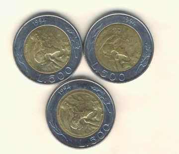 500 Lirów 1994 r