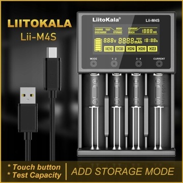 Uniwersalna ładowarka LiitoKala Lii-M4S USB C