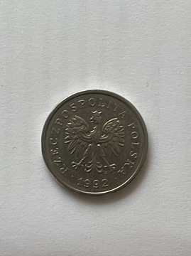 1 zł moneta 1992 rok