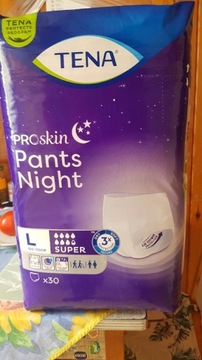 Pieluchomajtki Tena Pants Night rozm L  30szt.