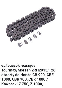 Łańcuszek rozrządu Tourmax-Morse 92RH2015/126 otwa