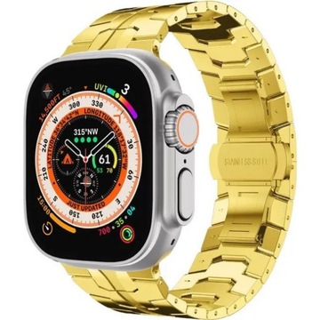 Bransoleta Tytanowa do Apple Watch 44/45/49mm Gold