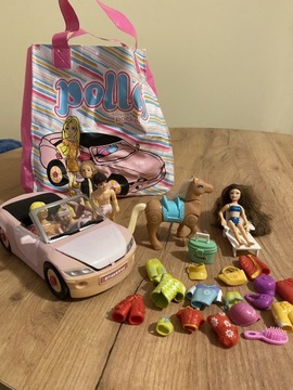 Polly pocket, retro, vintage, laleczki, zestaw