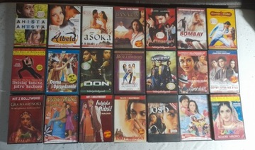 Mega zestaw filmów Bollywood 50 sztuk Ziębice