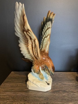 Duża  piękna figurka orła Goebel Cortendorf.