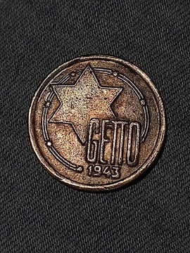 10 marek Mark getto 1943 rok Polska wykopki monet