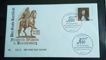 FDC Niemcy 1995 Fryderyk Wilhelm Historia