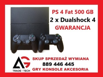 Konsola SONY PS4 Playstation 4 FAT 500GB 2 Pad Gra