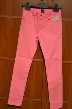 spodnie jeans GAP różowe dziecięce 