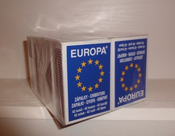 zapałki europa paczka / 10 pudełek
