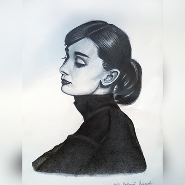 Audrey Hepburn Szkic 