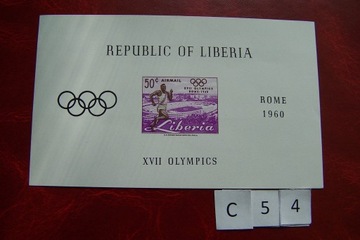 Liberia 1960 MNH Olimpiada Rzym WYBIERAJ