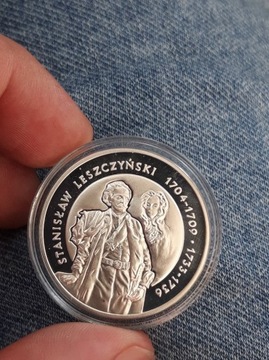 10 zł 2003 r. Stanisław Leszczyński mennicza  st. L 