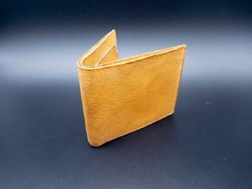 Recznie robiony skórzany portfel handmade